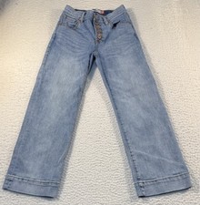CAbi Palm Beach Crop Button-Fly Jeans Size 8 — listing 4