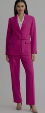Kasper A.S.L. Women's Cream Two-Piece Pant Suit, Size 16 — listing 3