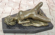 Bronze Sculpture of Seated Nude Woman with Head on Knees, Signed and Numbered /30 — listing 6