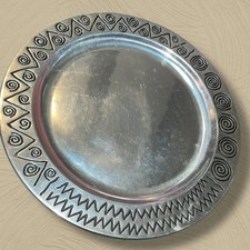Wilton Armetale Reggae 14 inch Large Round Serving Tray