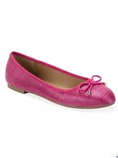 Crown & Ivy Woven Raffia Buckle Block Heel Slide Sandals 9