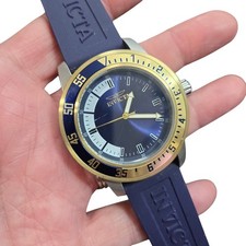 Invicta Specialty Collection Men's Watch Head (No Band), Two-Tone Case, Blue Mother-of-Pearl Dial, Model 12847