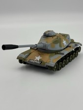 Vintage Die-Cast Red Six-Wheel Armored/Military Truck Toy — listing 6