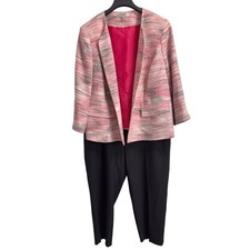 Kasper A.S.L. Women's Cream Two-Piece Pant Suit, Size 16 — listing 6