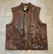 Orvis Leather Fly Fishing Vest, Men's Size Small — listing 4