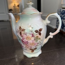 Schumann Bavaria Porcelain Scalloped Bowl with Pink Roses and Gold Filigree — listing 5