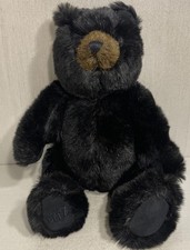 DITZ Designed Animals Black Bear Hugs Plush Footrest, 16" — listing 5