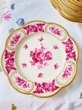 Schumann Bavaria Porcelain Rose Pattern Scalloped Serving Bowl — listing 3