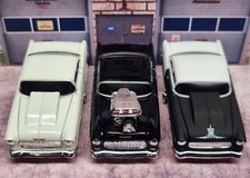 Funline Muscle Machines 1955 Chevy Nomad Diecast Hot Rod with Flames — listing 6