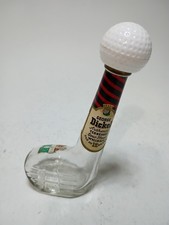 George Dickel Tennessee Whisky Miniature Bottle / Mini Decanter with Leather Wrap — listing 2