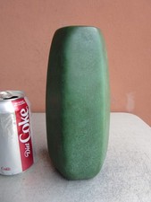 Arts & Crafts Matte Green Art Pottery Vase with Stylized Floral Decoration Impressed 'Roseville' or 'RV' mark — listing 4