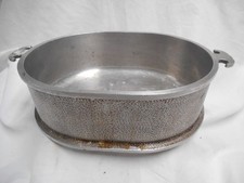 Guardian Service Ware Hammered Aluminum Oval Roaster with Domed Lid — listing 6