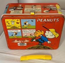 1973 Peanuts by Schulz Metal Lunch Box with Thermos by King-Seeley — listing 3