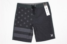 Hurley Men's Snake & Tropical Leaf Print Board Shorts, Size 34 — listing 4