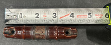 Vintage Brown Glazed Porcelain Power Line Insulator (~12 inch Circumference)