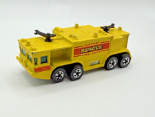 Vintage Diecast White Airport Fire/Rescue Snorkel Truck Toy — listing 2