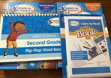 Hooked on Phonics Learn to Read - Second Grade Set (Complete Boxed Kit) Yes - complete with all discs and books — listing 4