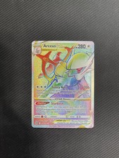 Pokémon Arceus VSTAR Rainbow Rare 176/172 Brilliant Stars