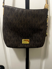 Michael Kors Cynthia Signature Tote with Pink Chain-Link Straps, listing 4