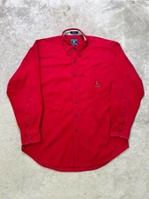 Vintage Chaps Ralph Lauren Tribal Batik Print Cotton Short-Sleeve Shirt, Size L — listing 4
