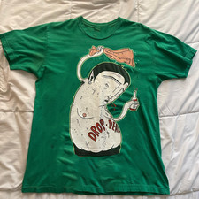 Drop Dead Clothing "If All Else Fails Play Dead" Green Graphic T-Shirt, Size M — listing 6