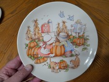 Watkins Autumn Harvest Collector Plate with Children in Pumpkin Patch — listing 3