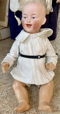 Gebruder Heubach 8" Bisque Character Baby Doll with Laughing Face — listing 2