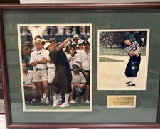 Payne Stewart 1999 U.S. Open Champion Framed Photo Collage with Facsimile Signature Plate — listing 4