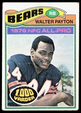 1977 Topps #3 1976 NFL Rushing Leaders Walter Payton / O.J. Simpson — listing 2