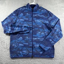 Robert Graham X Active Fit Full-Zip Track Jacket, Men's Large, Blue — listing 2