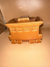 Shawnee Pottery Ceramic Train Planter Set - 4 Piece (Engine, Caboose, Coal Car, Tender)
