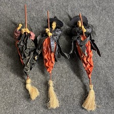 Handmade Papier-Mâché Halloween Haunted House with Bats, Ghosts & Pumpkins