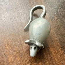 Vintage Swedish Pewter Brooch with Bellflower Motif — listing 5