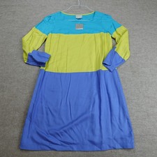 Maeve Colorblock Sundress with Tie Waist, Yellow/Pink/Orange