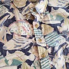Cooke Street Honolulu Men's Hawaiian Shirt Banana Leaf Print Size XL — listing 4