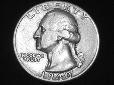 1940 Washington Silver Quarter (90% Silver) — listing 4