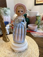 Vintage Porcelain Napkin Lady Figurine Holder with Toothpick Holes — listing 3