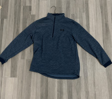 Under Armour Women's Fitted Half Zip Pullover, Green Tonal Camo Print, Size Medium — listing 5