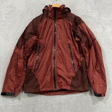 Vintage Columbia Sportswear Omni-Tech Titanium Yellow & Gray Ski/Shell Jacket, Men's Large — listing 2