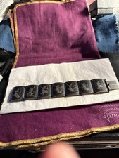 Vintage Thai Nielloware Sterling Silver Clip-On Earrings with Ramakien Dancer Figures — listing 6