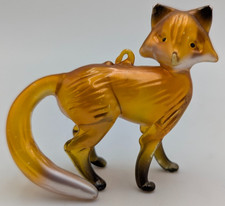 Hand-Blown Lampwork Art Glass Fox Figurine — listing 6