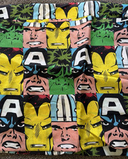 Marvel Avengers Full Size Sheet Set (Flat, Fitted, 2 Pillowcases) — listing 5
