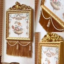 Vintage Gold Rococo Ornate Wall Candle Sconce, Molded Resin/Syroco Style — listing 4