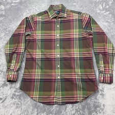 Polo Ralph Lauren Men's Black & Cream Plaid Button-Down Shirt, Size XXL — listing 5