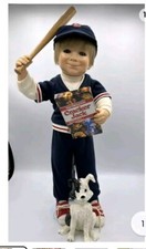 Vintage Cracker Jack Style Saluting Sailor Boy Planter with Scottie Dog — listing 3
