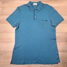 Salvatore Ferragamo Men's Short Sleeve Piqué Polo Shirt, Gancini Logo, Size L — listing 5