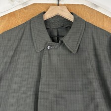 Vintage London Fog Two-Tone Snap-Front Rain Jacket, Tan & Black, Size 14 Regular — listing 2