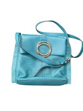 Dark Green Faux Leather Small Crossbody Bag with Magnetic Snap — listing 5