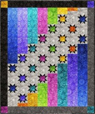 Bound To Be Quilting Aurora Nights Quilt Kit with Pattern (BTBQ142)