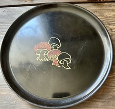Vintage Couroc of Monterey Mushroom Inlaid Rectangular Tray — listing 4